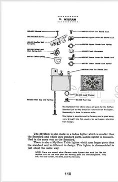dunhill rollagas lighter repair manual